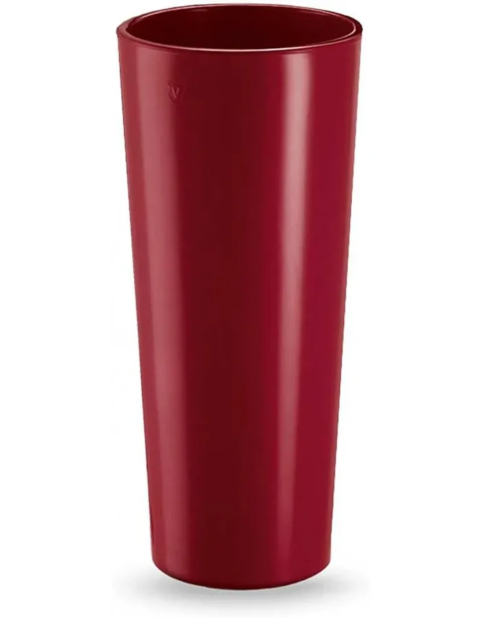 VE.CA. Tondo Alto Glas 85 Finitura Lucida Vari Colori (Rosso Oriente Lucido)