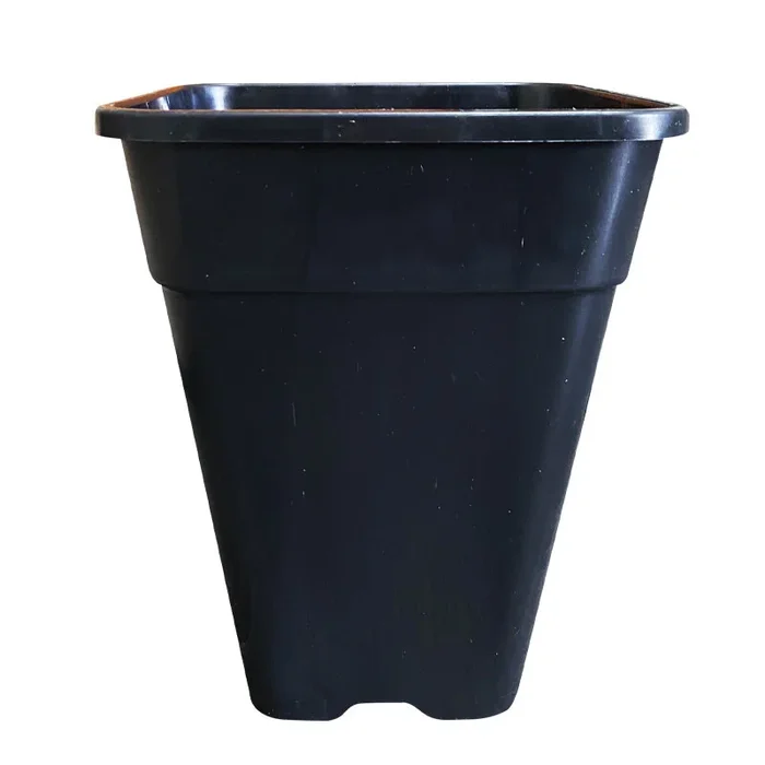 Viereckiger Topf – 5,5L – 18x18x25 – Schwarz