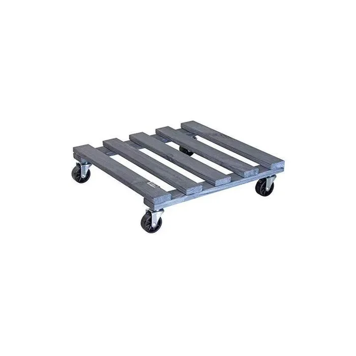 Wagen für Palettenpflanzen 38 cm Grau