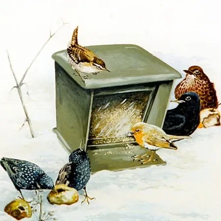 Weichfuttersilo zur Bodenfütterung
