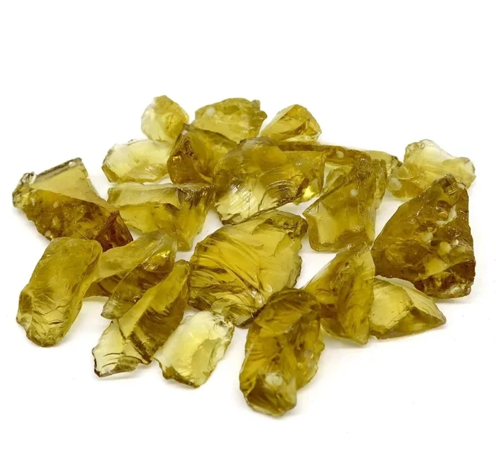 Yellow Glass Mulch for Landscaping – 100% Recycled