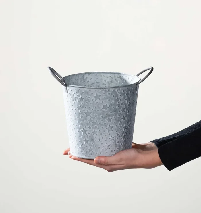 Zink Eimer Stern – 17 cm