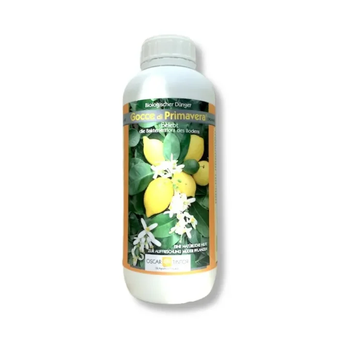 Zitrusdünger ‚Gocce di Primavera‘ (Bio) (belebt die Bakterienflora des Bodens)