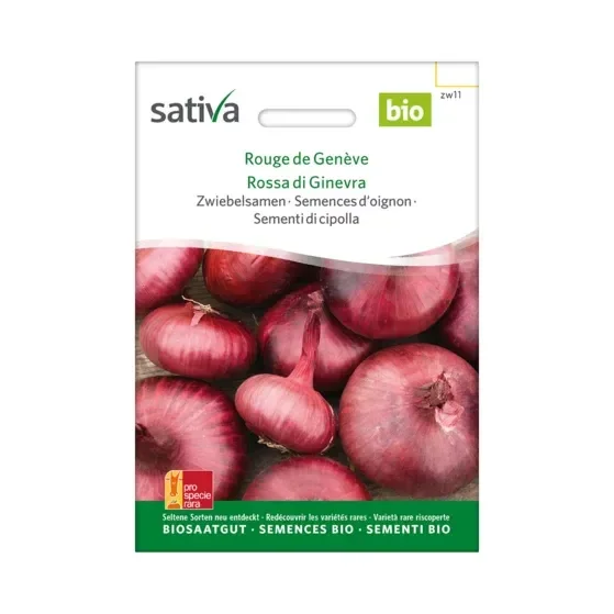 Zwiebelsamen Rouge De Genève Biosamen zw11